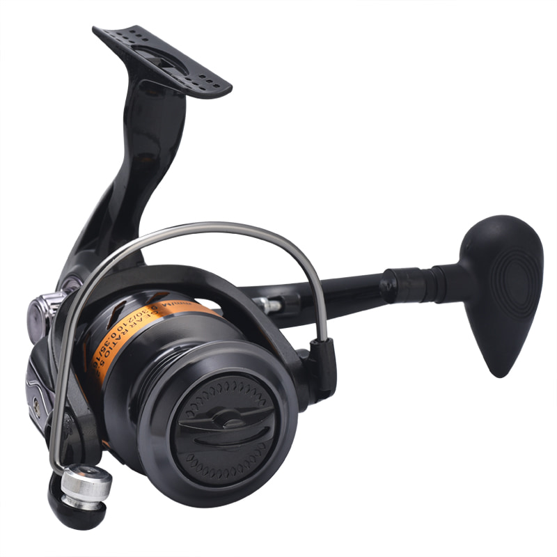 قرقره فلزی با کیفیت بالا 5.1:1 Fish Line Wheel Spinning Reel Sotwater Bait Casting Reel Spinning Fishing Gear Fishing Reels